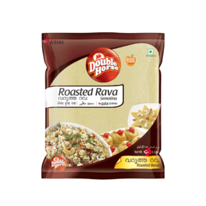 Double Horse Roasted Rava(gerösteter Grieß) 1Kg