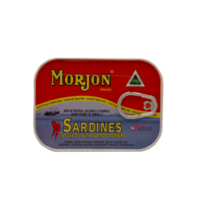 MORJON – Pilchards mit Tabasco Peffer in Soyaöl 120g