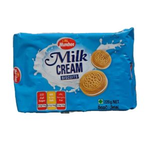 CBL MUNCHEE MILK CREAM BISCUITS 220g